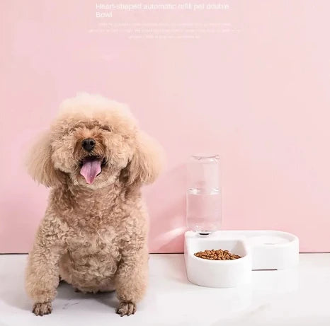 Automatic Water Fountain and Food Bowl for Pets (1pc)